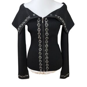 Cache Vintage Y2K Beaded Sweater